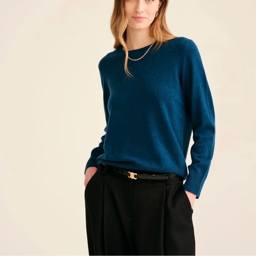 Naadam 100% cashmere Crewneck sweater EUC